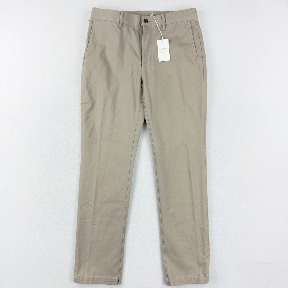 Free Fly Anchor Chino Pant 'Vintage Khaki' / 32x32 Mens / NEW